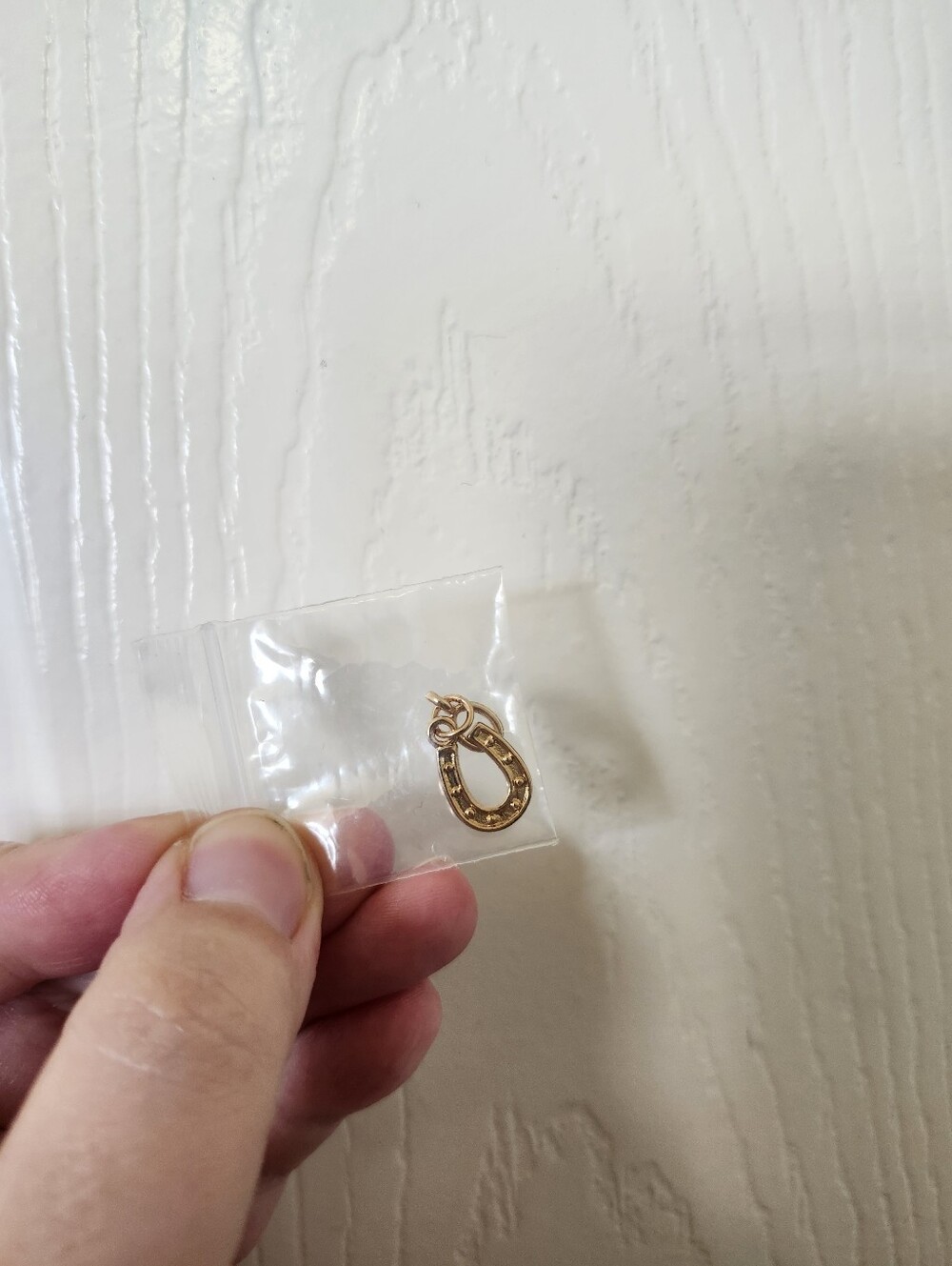 Gold Horseshoe Pendant Charm - Women Accessories